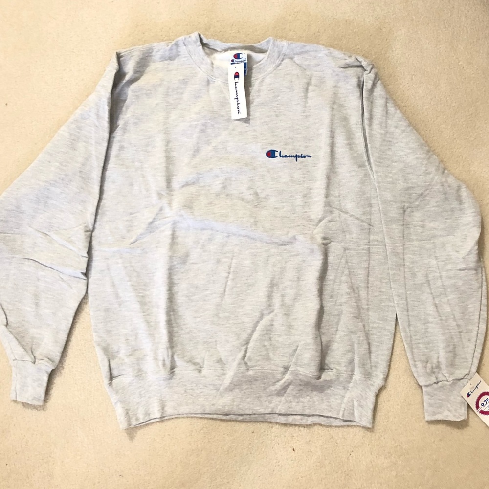 NWT Vintage Champion Grey Sweatshirt